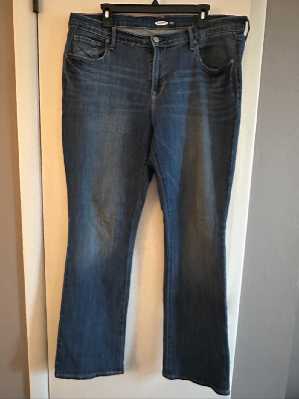 Old Navy Women's Dark Blue Curvy Bootcut Jeans